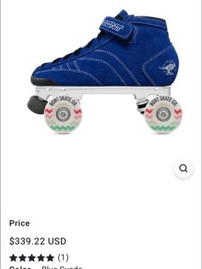 Bont Prostar Blue Suede High-Top Roller Skates